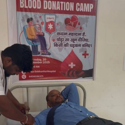 Successfully conducted a blood donation camp at Siddhartha Group of Institutions Dehradun